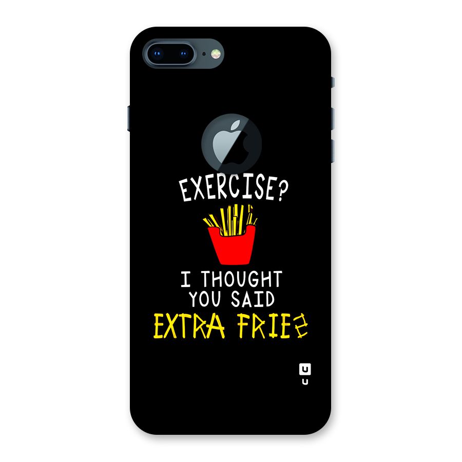 Extra Fries Back Case for iPhone 7 Plus Logo Cut