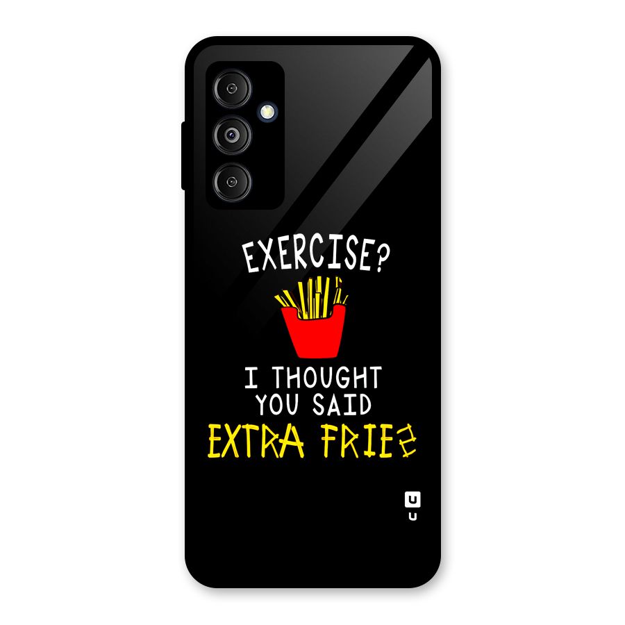 Extra Fries Glass Back Case for Galaxy M14 5G