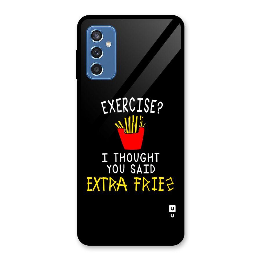 Extra Fries Glass Back Case for Galaxy M52 5G