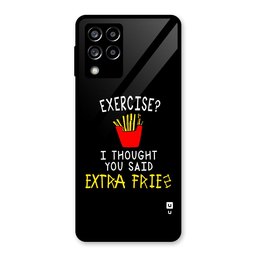 Extra Fries Glass Back Case for Galaxy M53 5G