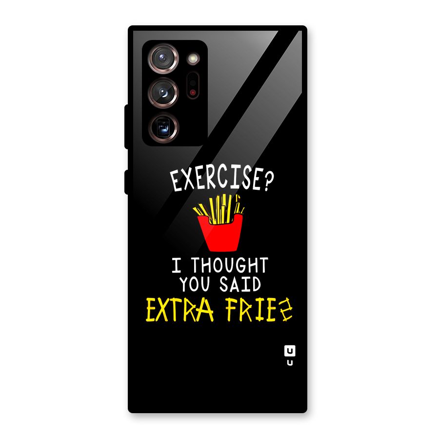 Extra Fries Glass Back Case for Galaxy Note 20 Ultra 5G
