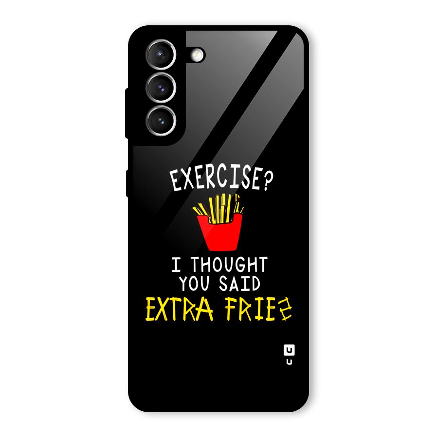 Extra Fries Glass Back Case for Galaxy S21 5G