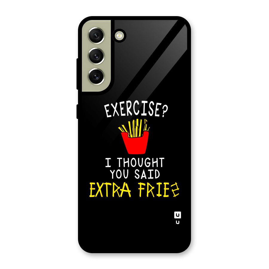 Extra Fries Glass Back Case for Galaxy S21 FE 5G