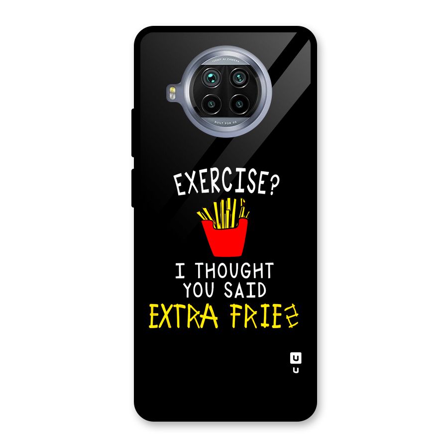 Extra Fries Glass Back Case for Mi 10i