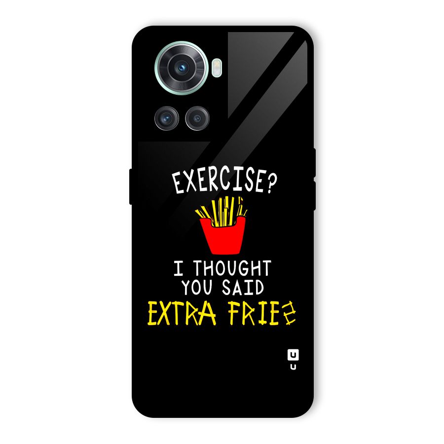 Extra Fries Glass Back Case for OnePlus 10R