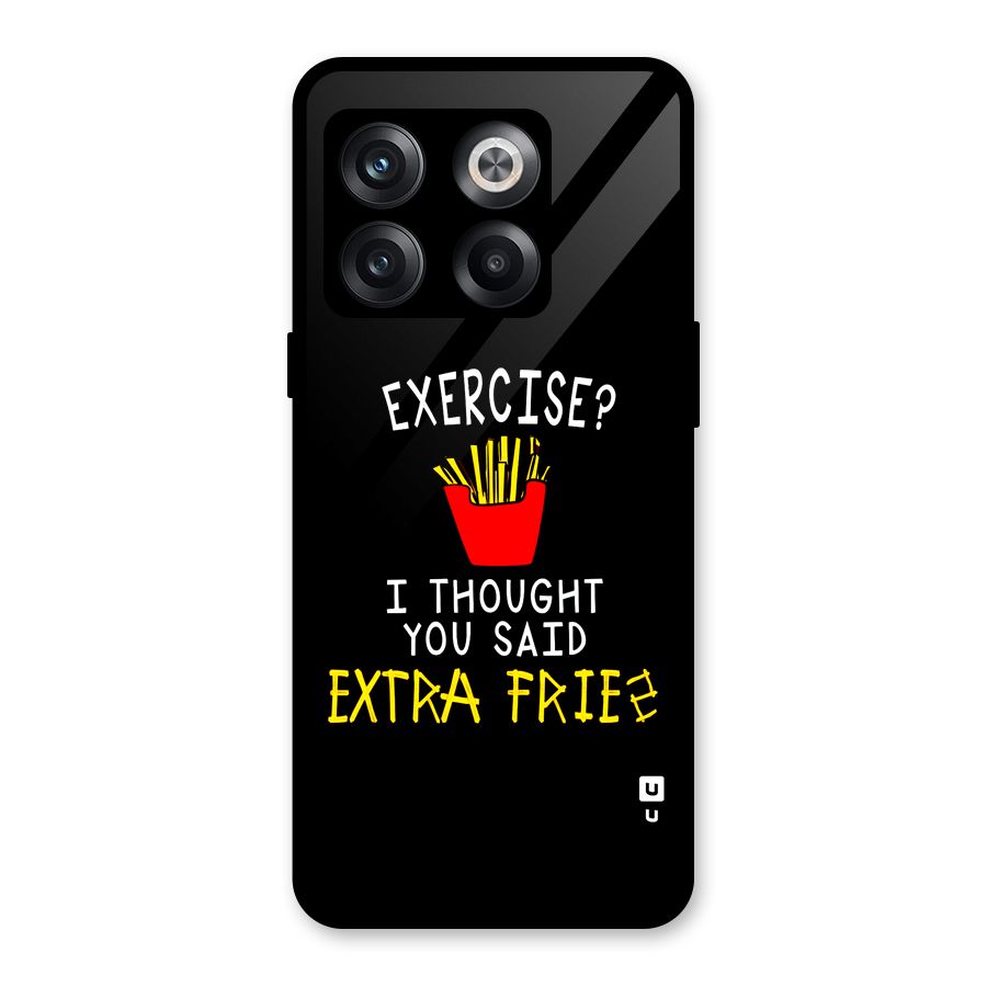 Extra Fries Glass Back Case for OnePlus 10T