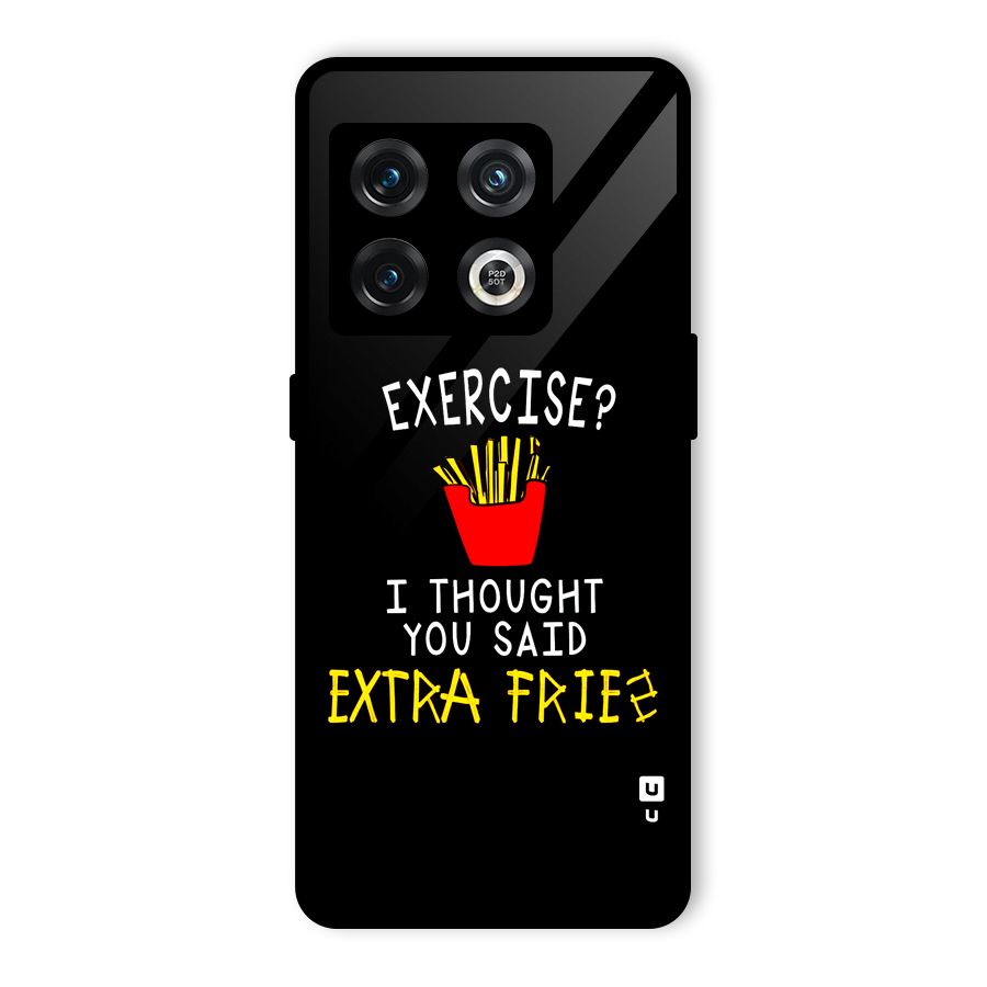 Extra Fries Glass Back Case for OnePlus 10 Pro 5G