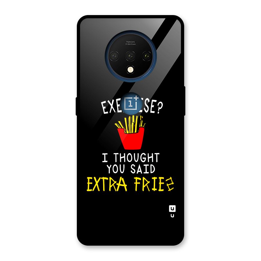 Extra Fries Glass Back Case for OnePlus 7T