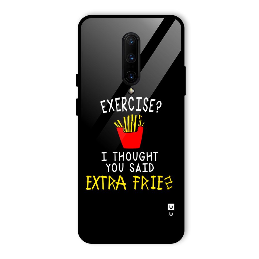 Extra Fries Glass Back Case for OnePlus 7 Pro