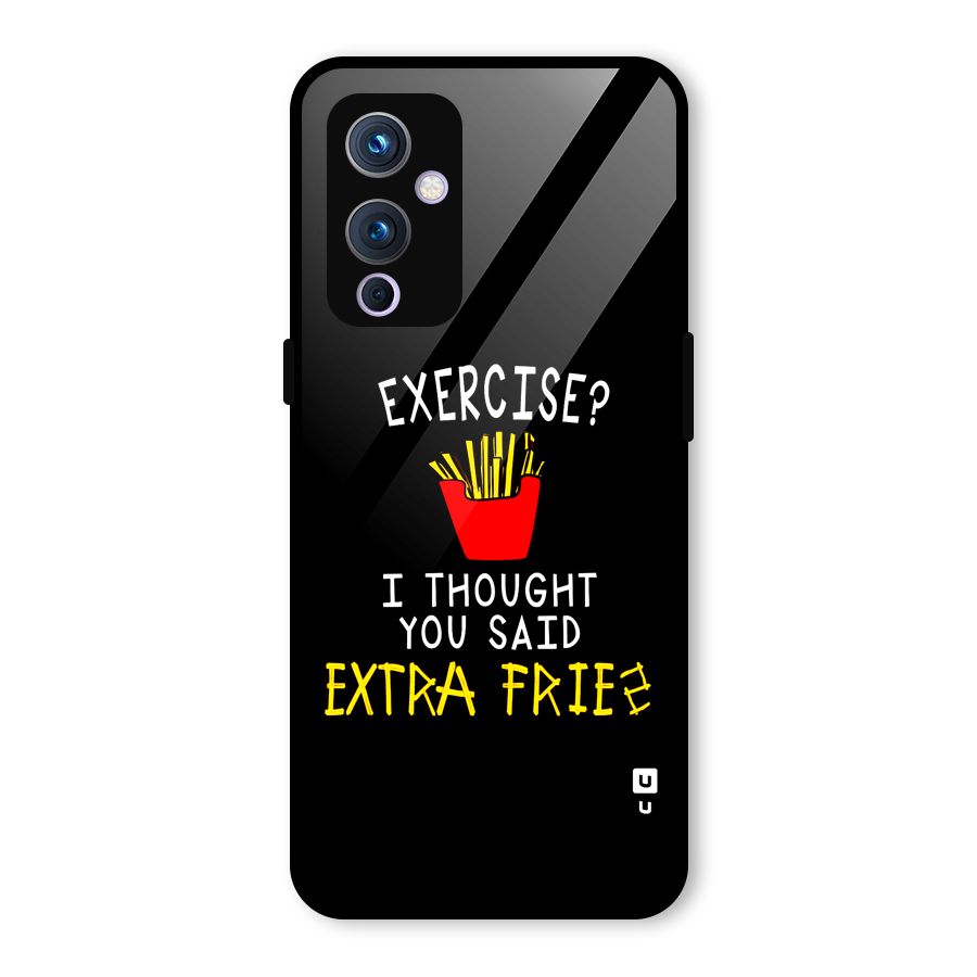 Extra Fries Glass Back Case for OnePlus 9