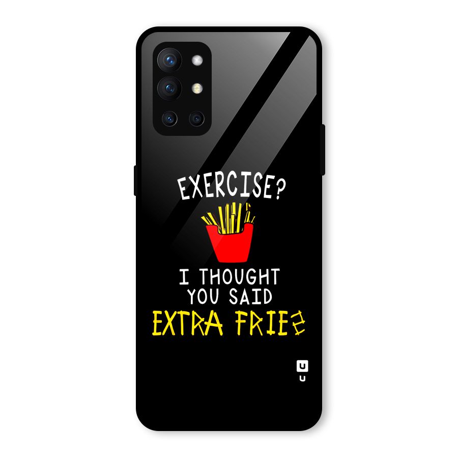 Extra Fries Glass Back Case for OnePlus 9R