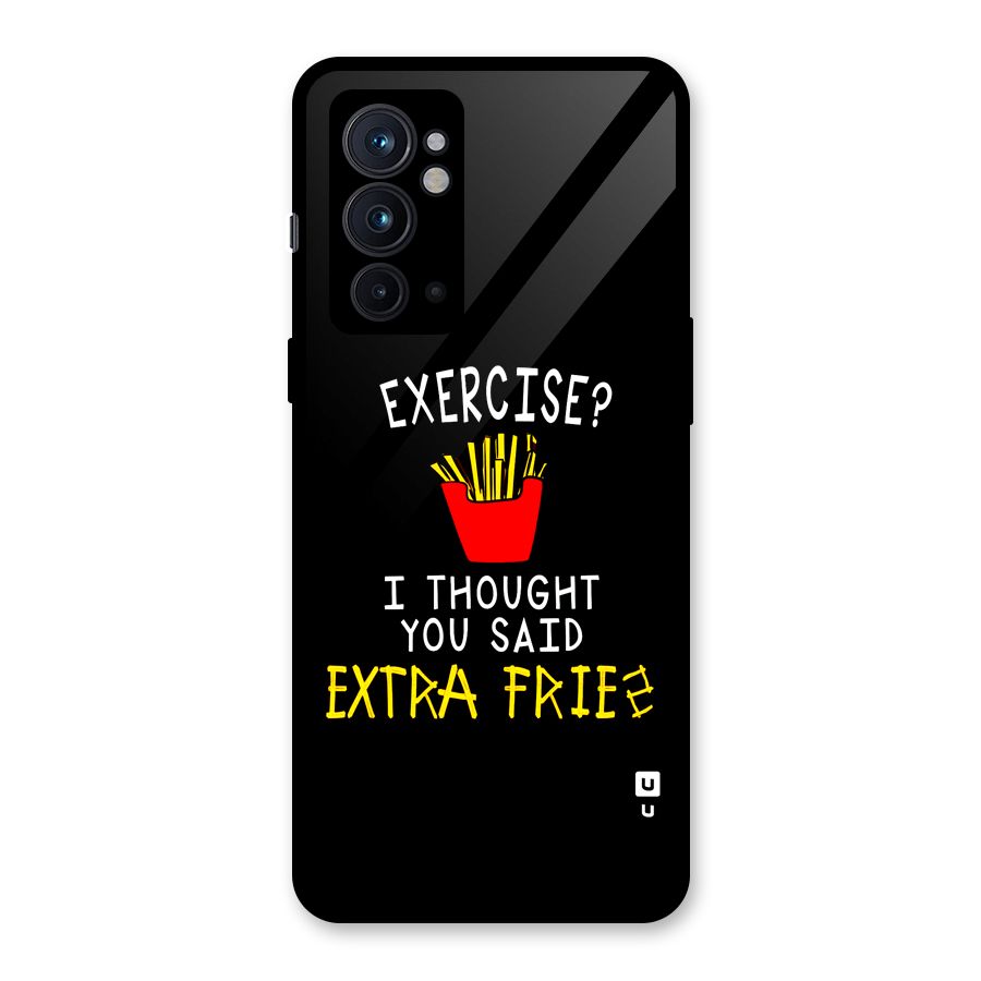 Extra Fries Glass Back Case for OnePlus 9RT 5G