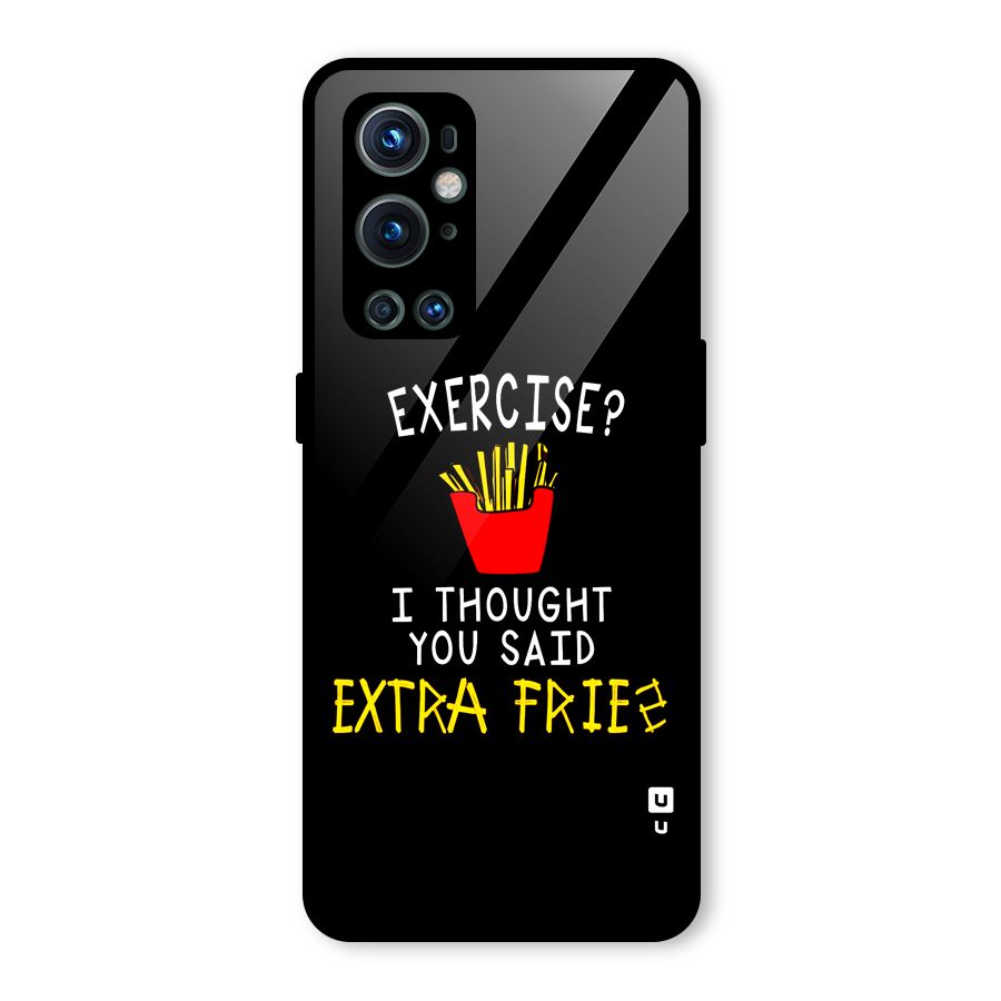 Extra Fries Glass Back Case for OnePlus 9 Pro