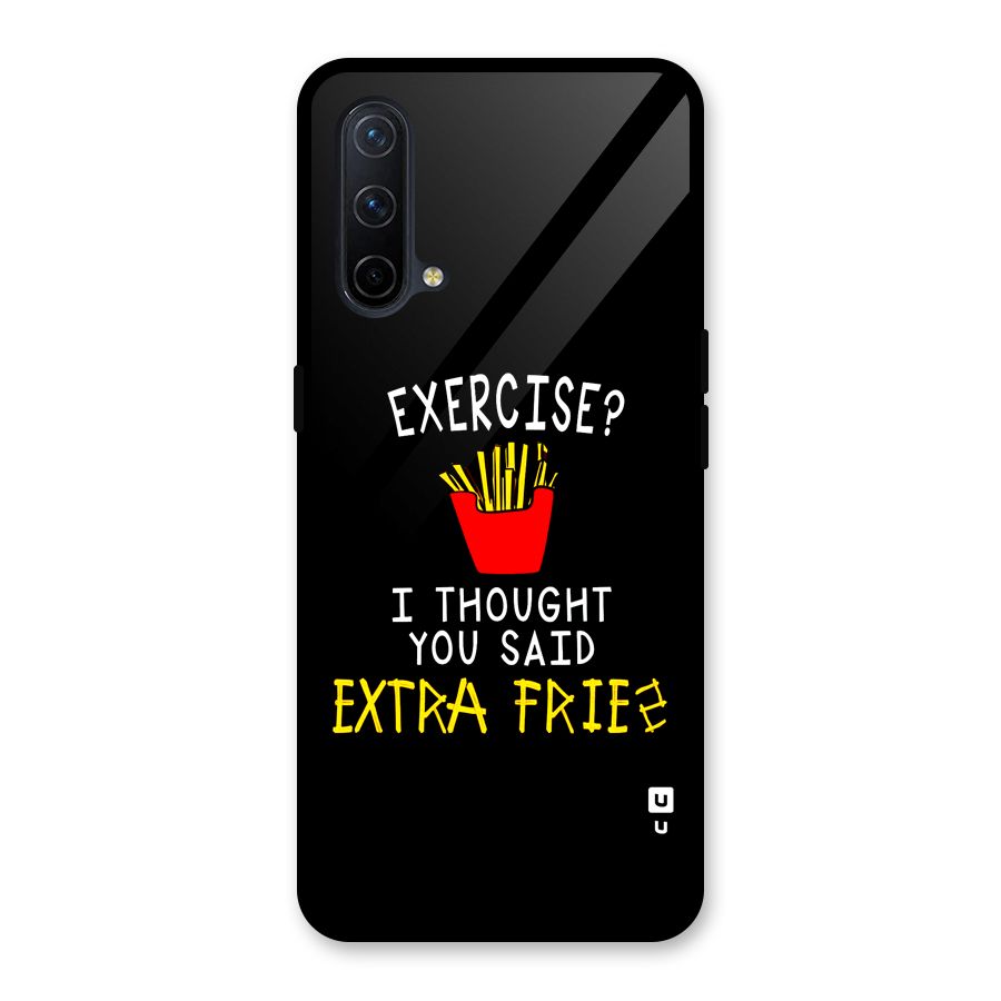 Extra Fries Glass Back Case for OnePlus Nord CE 5G