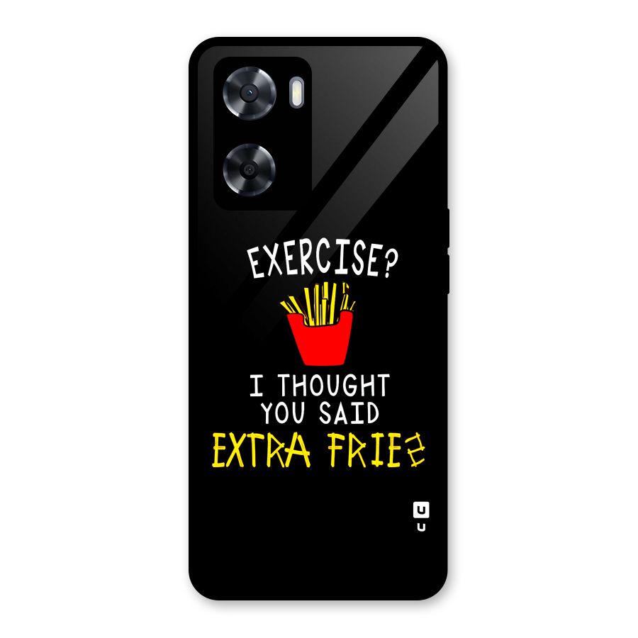 Extra Fries Glass Back Case for OnePlus Nord N20 SE