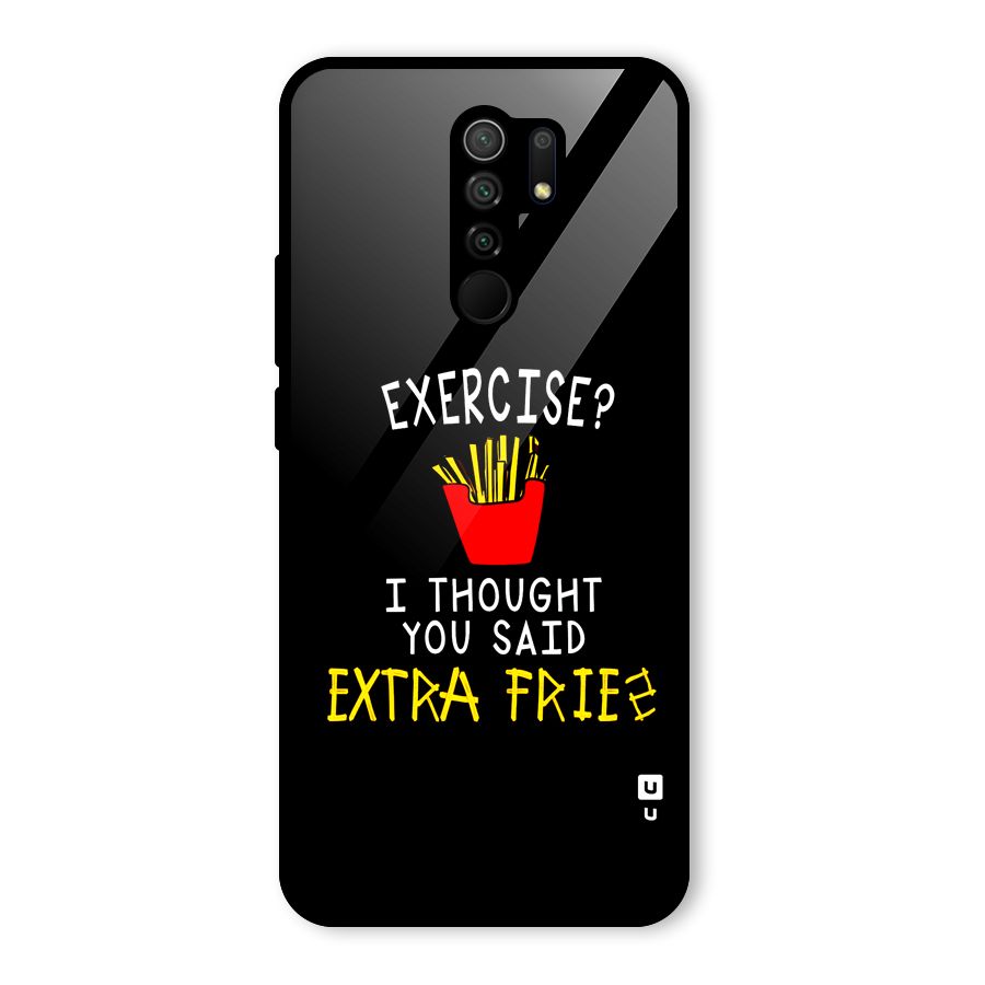 Extra Fries Glass Back Case for Poco M2