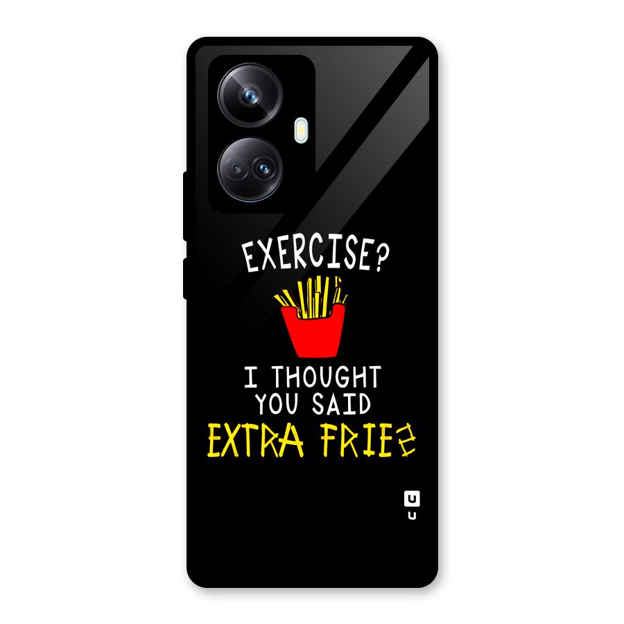Extra Fries Glass Back Case for Realme 10 Pro Plus