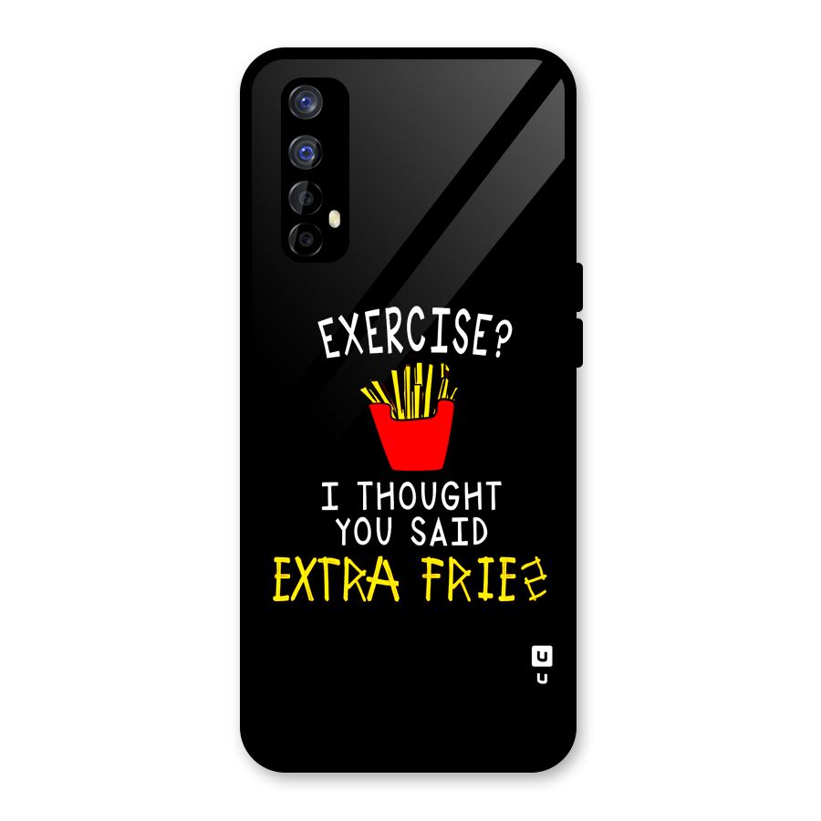 Extra Fries Glass Back Case for Realme 7