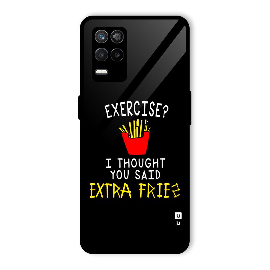 Extra Fries Glass Back Case for Realme 8 5G