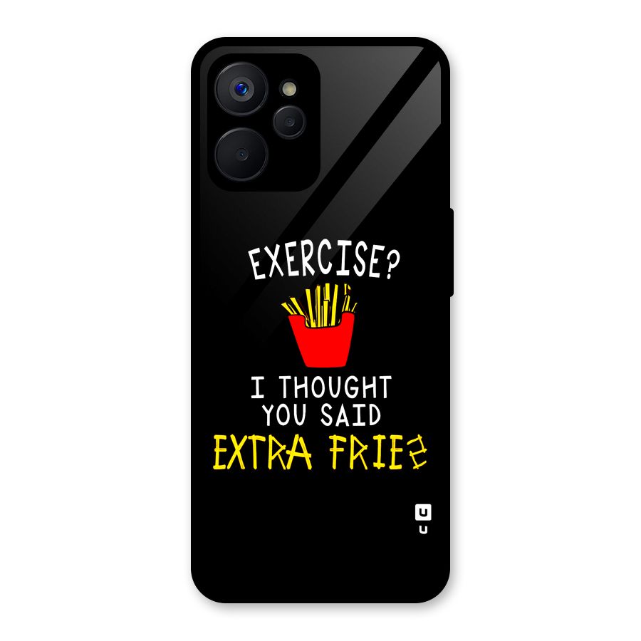 Extra Fries Glass Back Case for Realme 9i 5G