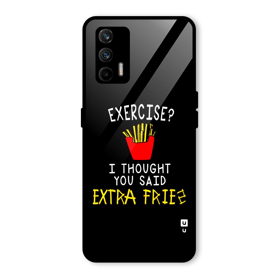 Extra Fries Glass Back Case for Realme GT 5G