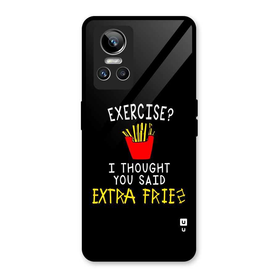 Extra Fries Glass Back Case for Realme GT Neo 3
