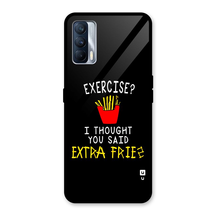 Extra Fries Glass Back Case for Realme X7
