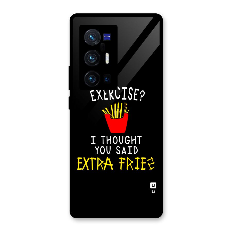 Extra Fries Glass Back Case for Vivo X70 Pro Plus