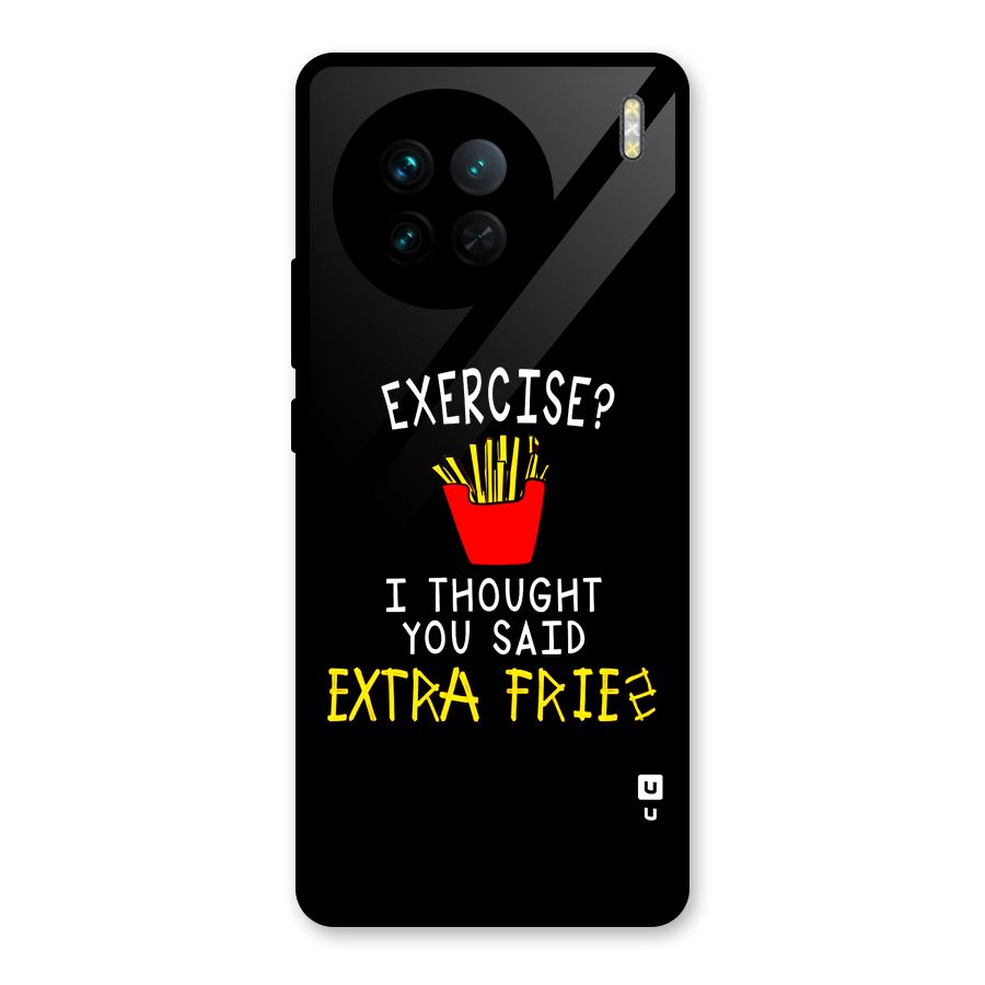 Extra Fries Glass Back Case for Vivo X90