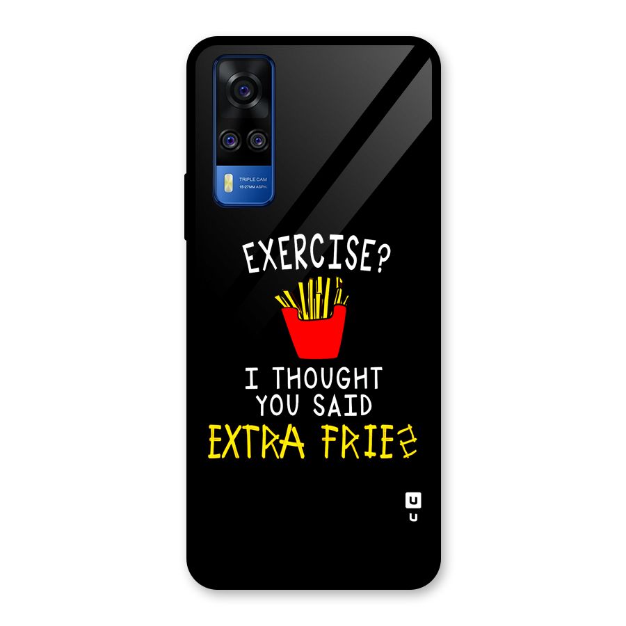 Extra Fries Glass Back Case for Vivo Y31