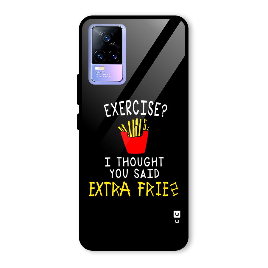 Extra Fries Glass Back Case for Vivo Y73