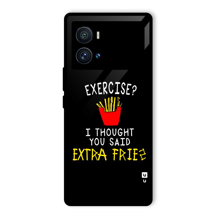 Extra Fries Glass Back Case for Vivo iQOO 9 Pro