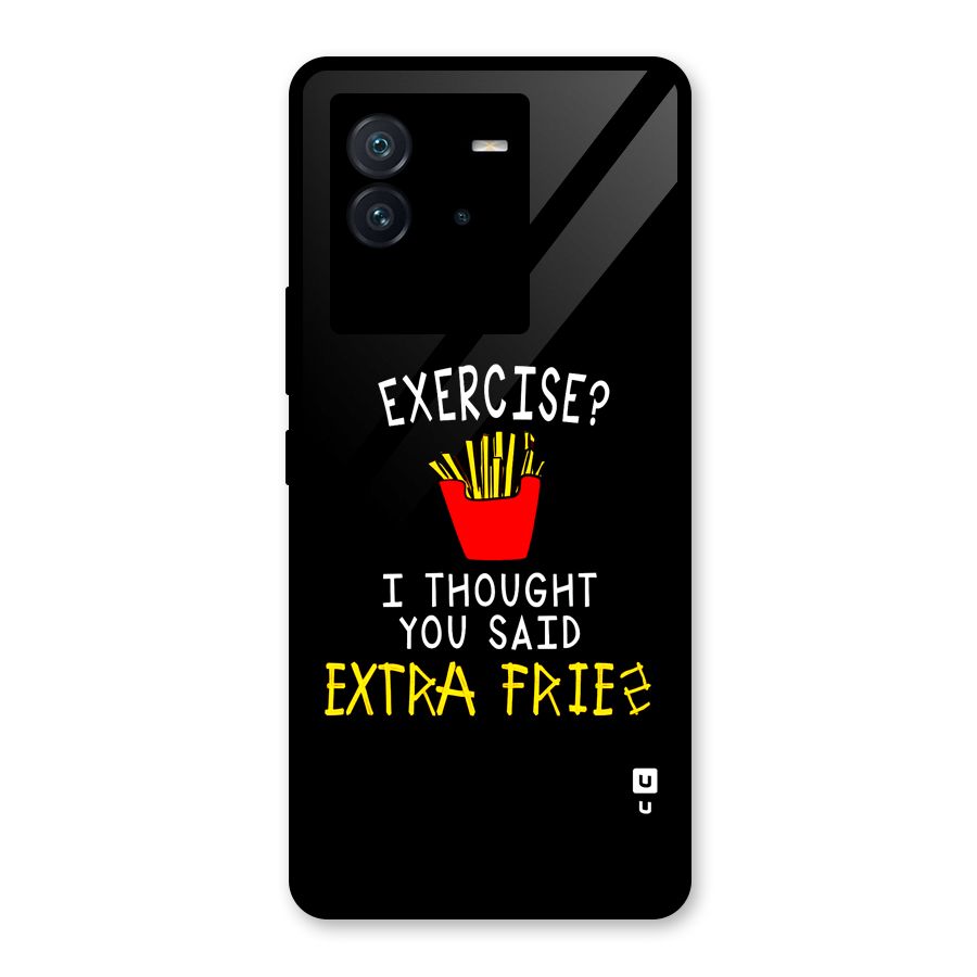Extra Fries Glass Back Case for Vivo iQOO Neo 6 5G