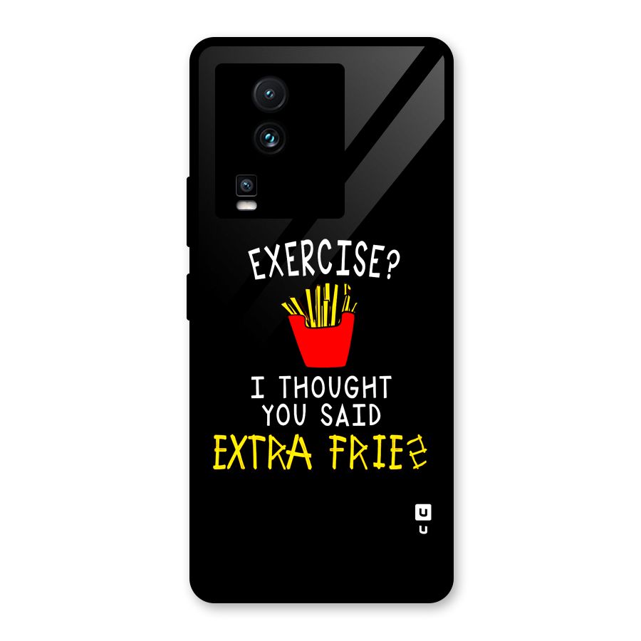 Extra Fries Glass Back Case for Vivo iQOO Neo 7 Pro