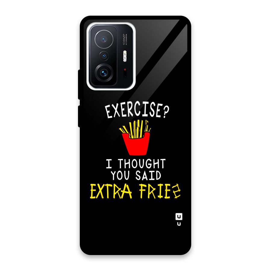 Extra Fries Glass Back Case for Xiaomi 11T Pro