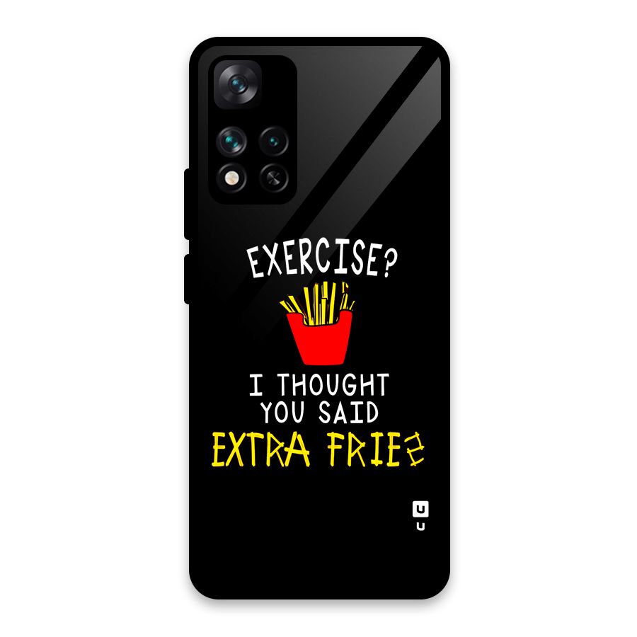 Extra Fries Glass Back Case for Xiaomi 11i 5G