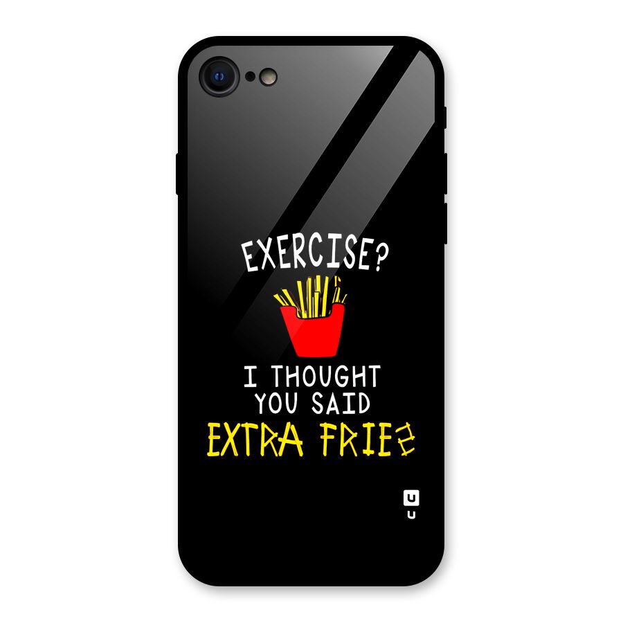 Extra Fries Glass Back Case for iPhone 7