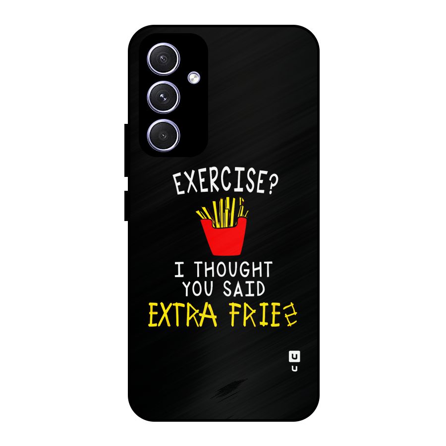 Extra Fries Metal Back Case for Galaxy A54