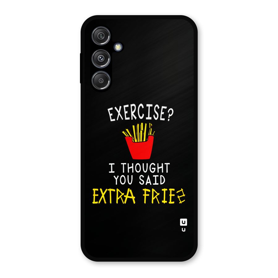 Extra Fries Metal Back Case for Galaxy M34 5G