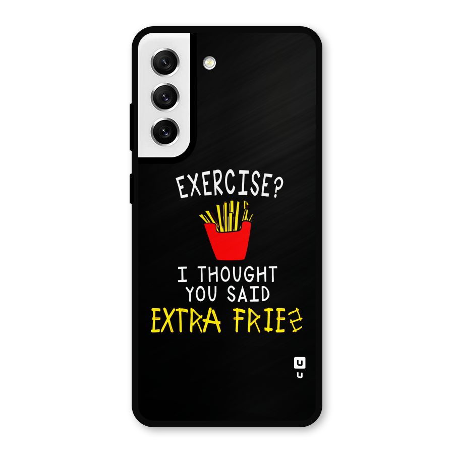Extra Fries Metal Back Case for Galaxy S21 FE 5G