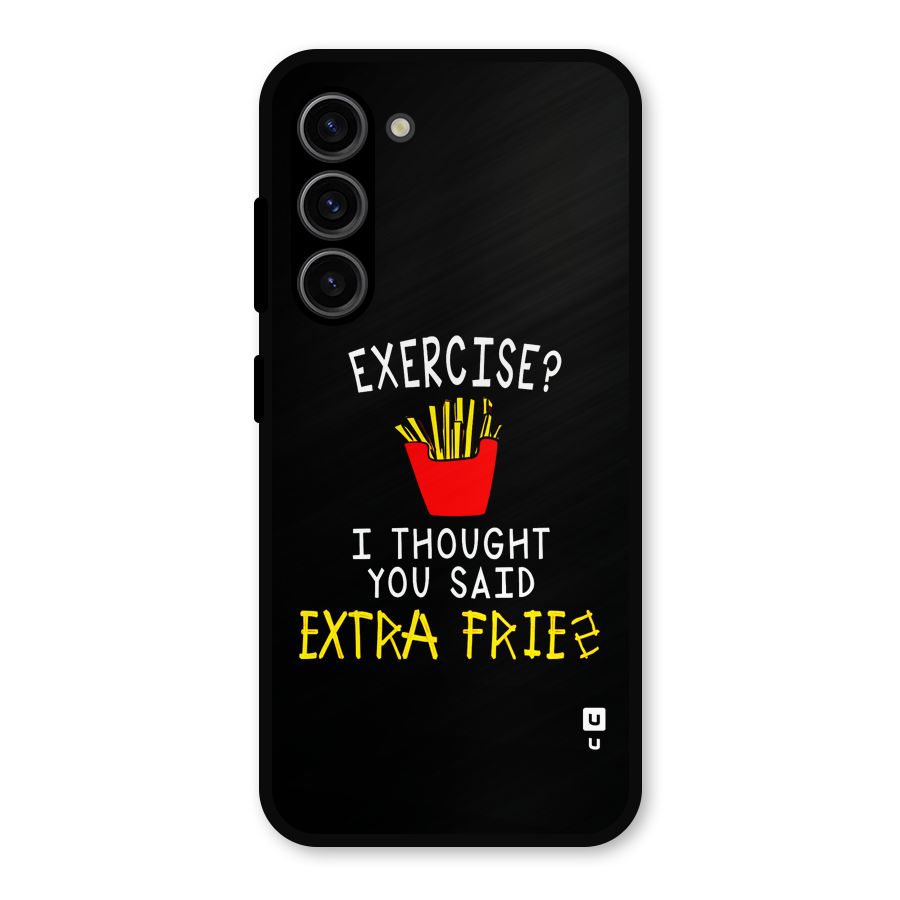 Extra Fries Metal Back Case for Galaxy S23