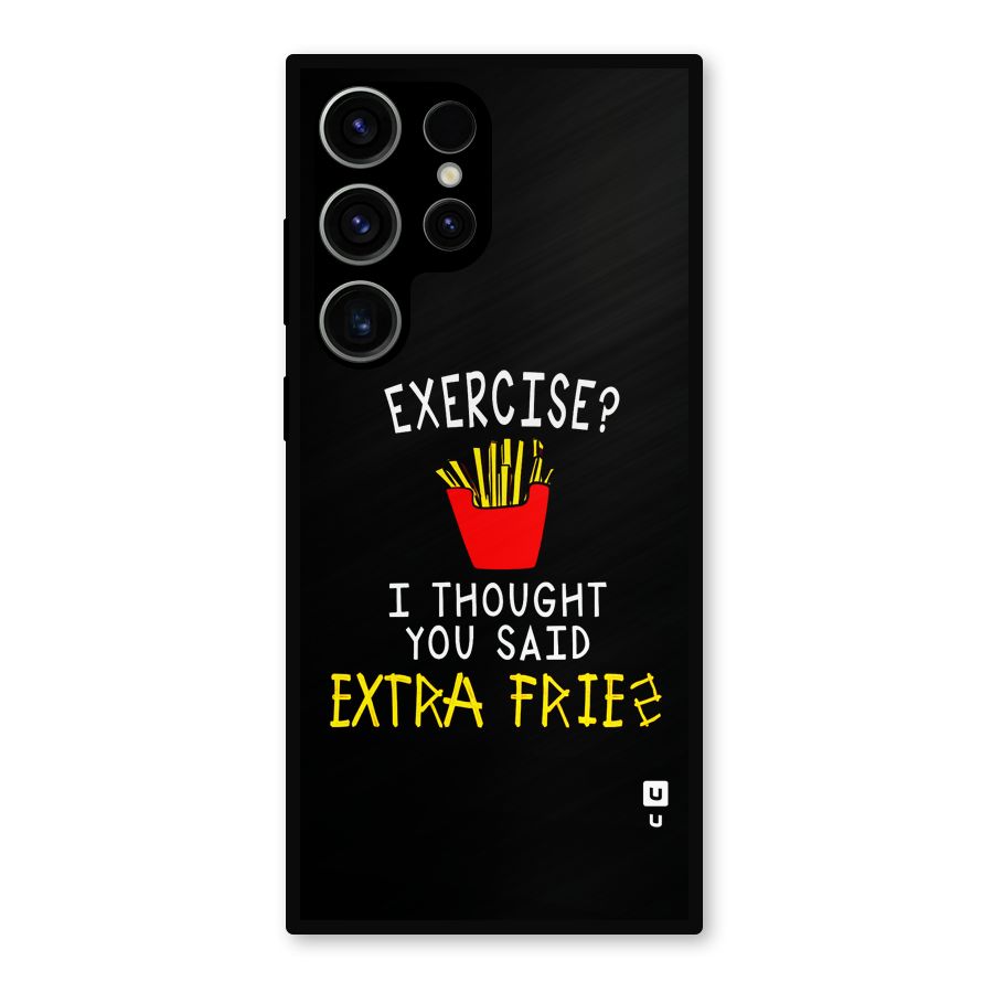 Extra Fries Metal Back Case for Galaxy S23 Ultra