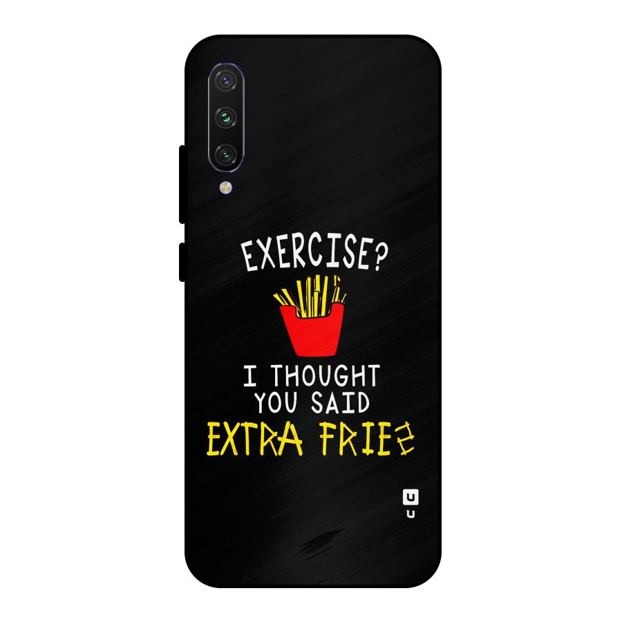 Extra Fries Metal Back Case for Mi A3