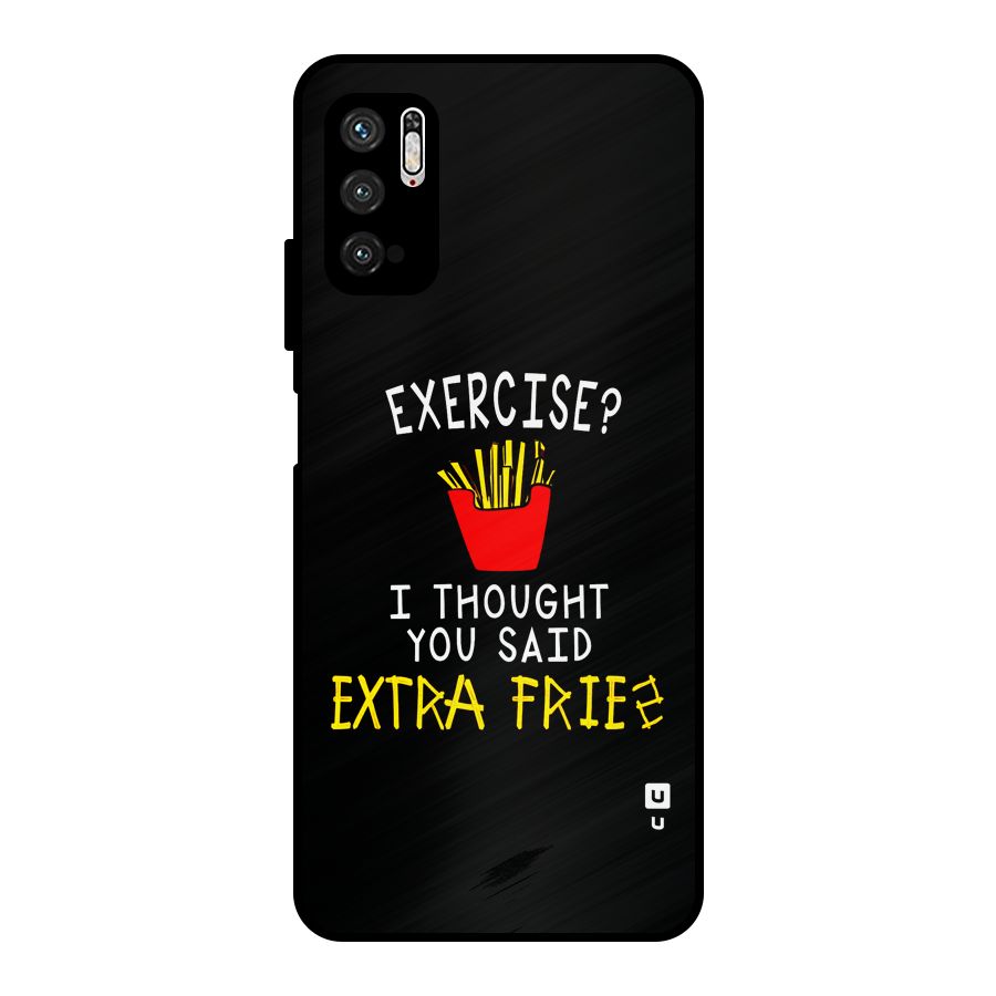 Extra Fries Metal Back Case for Poco M3 Pro 5G