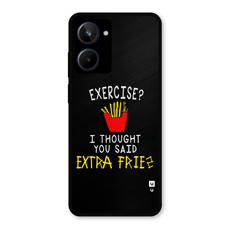 Extra Fries Metal Back Case for Realme 10