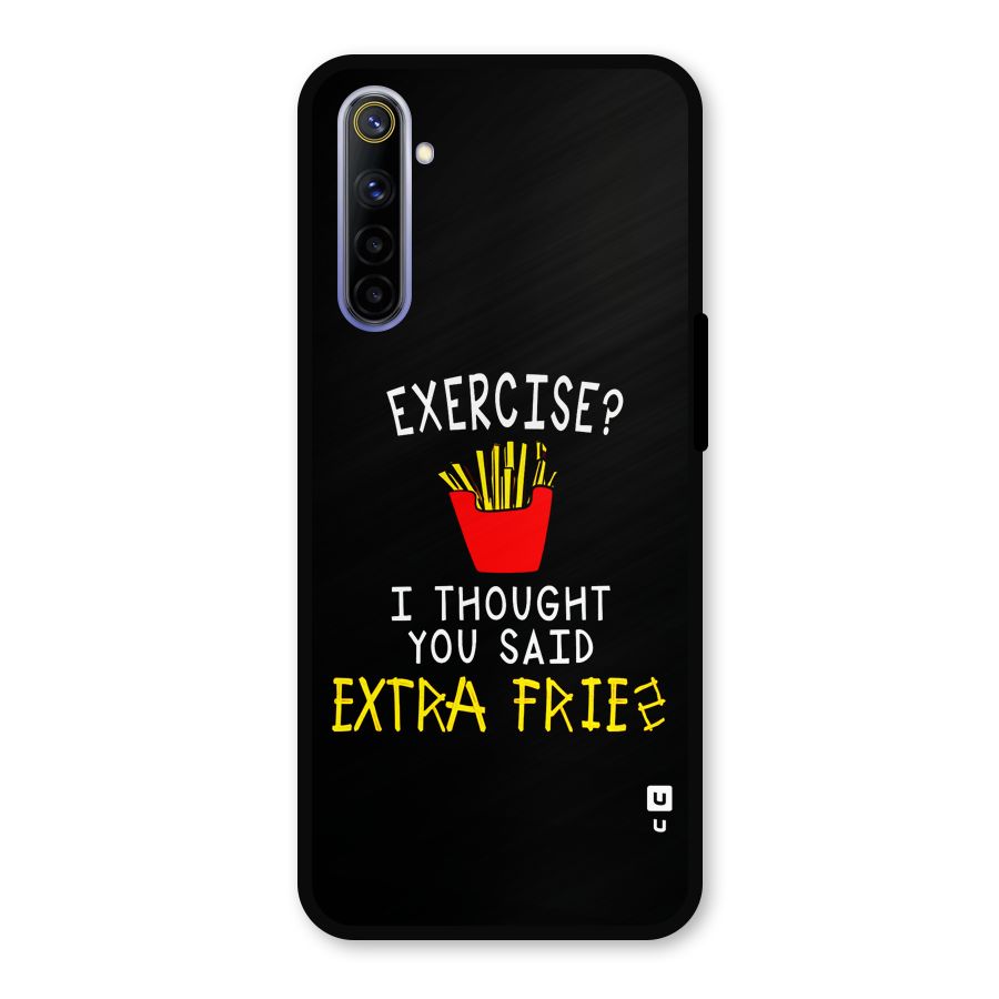 Extra Fries Metal Back Case for Realme 6i