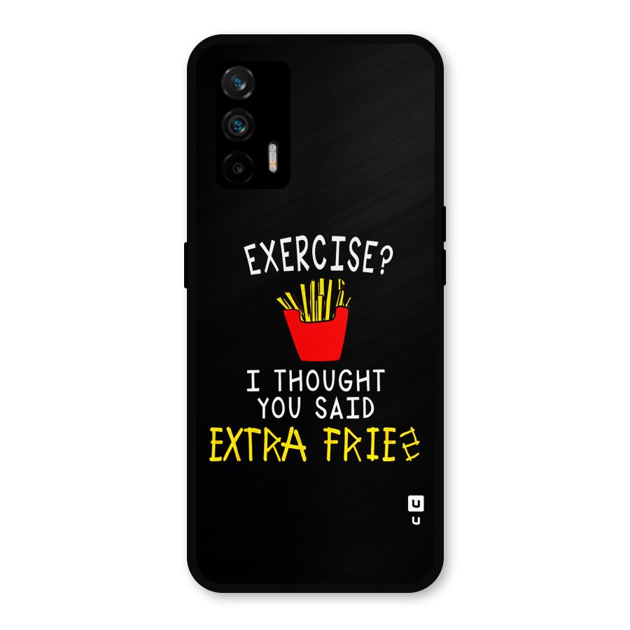 Extra Fries Metal Back Case for Realme GT 5G