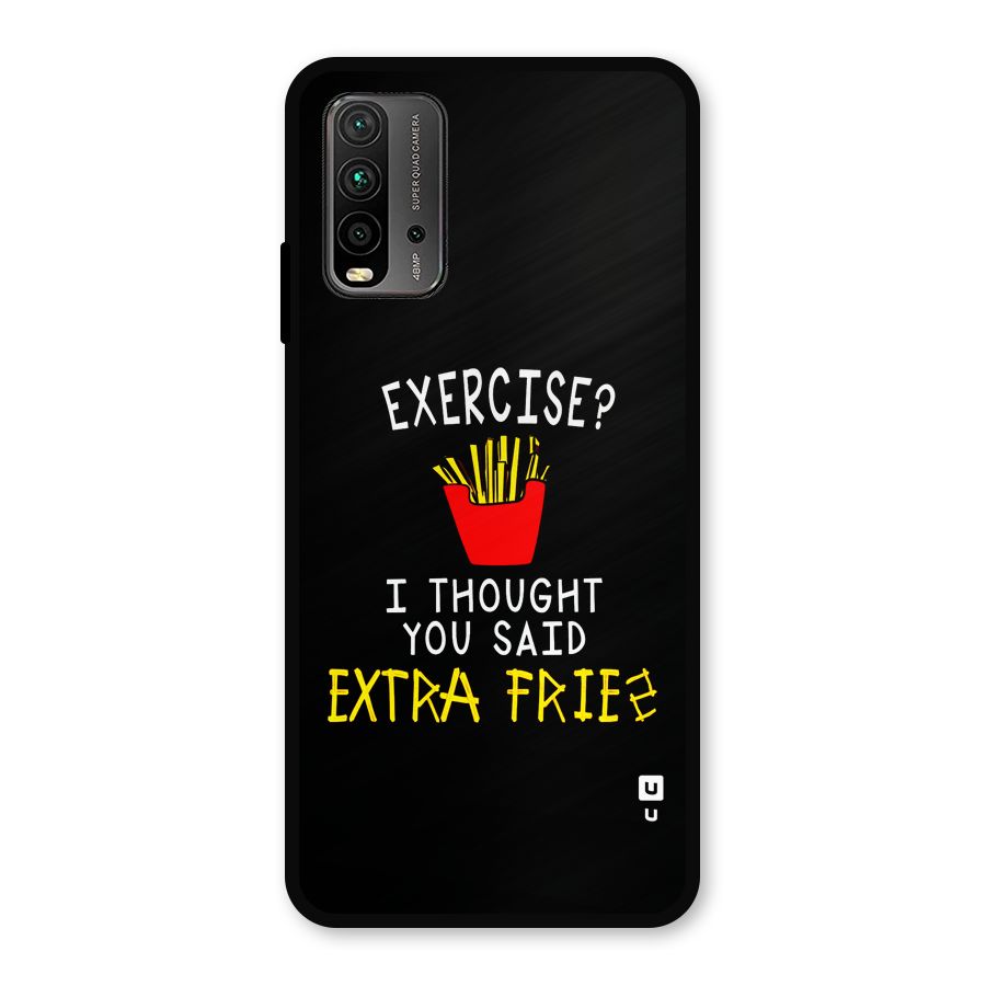 Extra Fries Metal Back Case for Redmi 9 Power