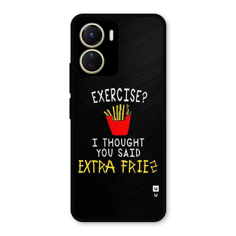 Extra Fries Metal Back Case for Vivo T2x