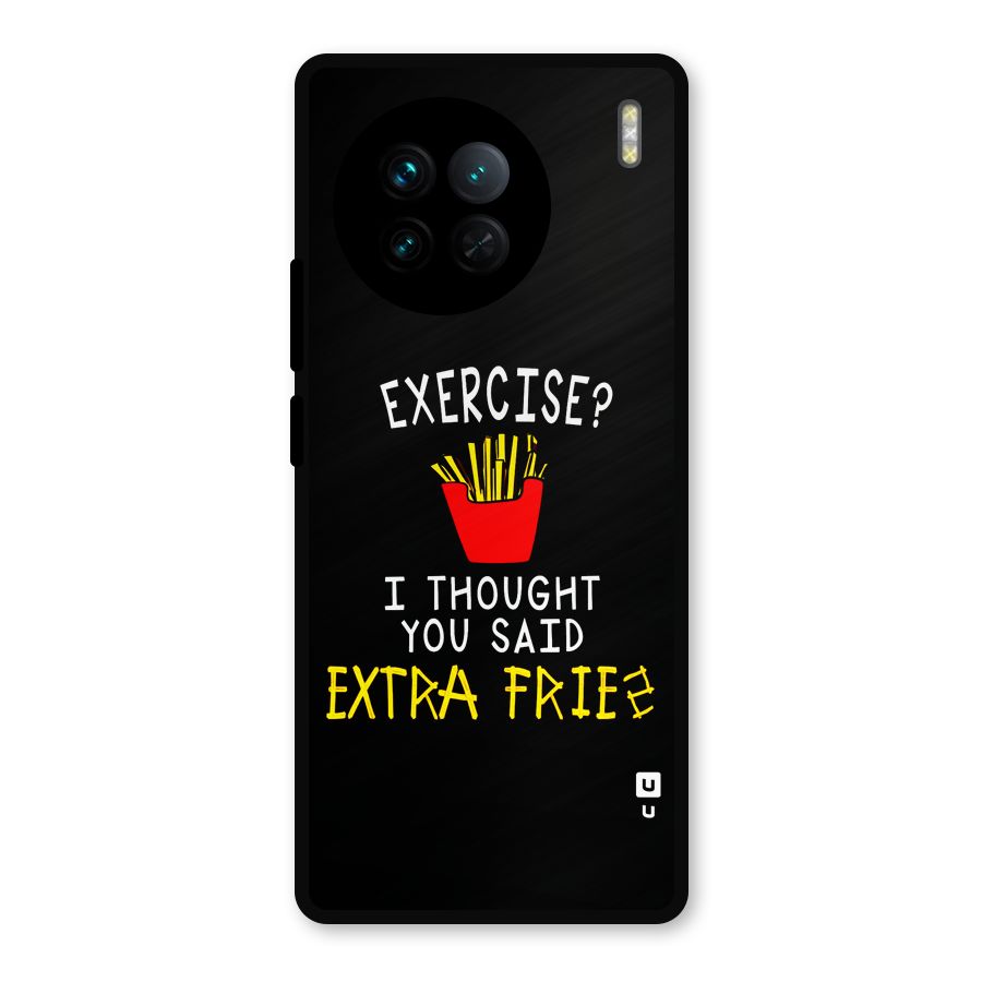 Extra Fries Metal Back Case for Vivo X90